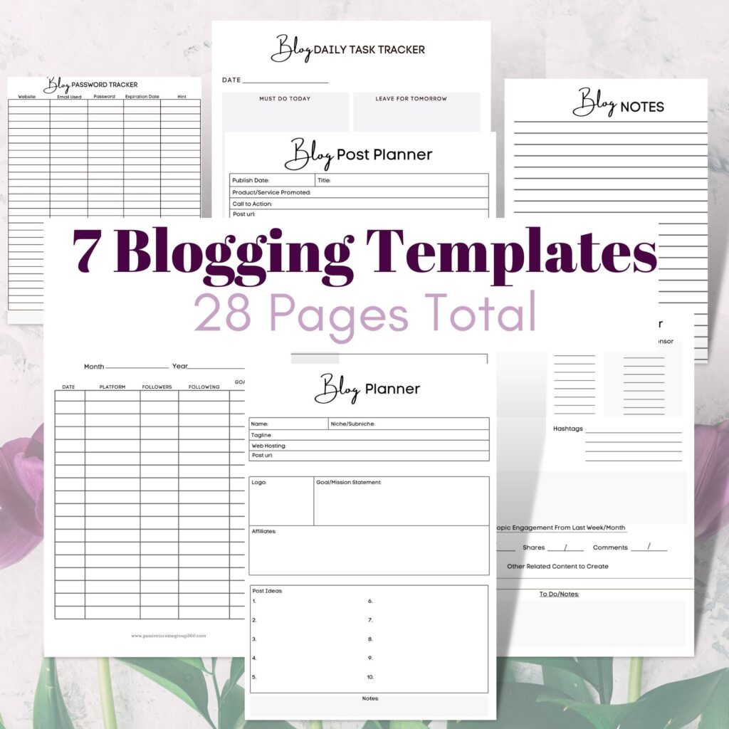 blogging templates