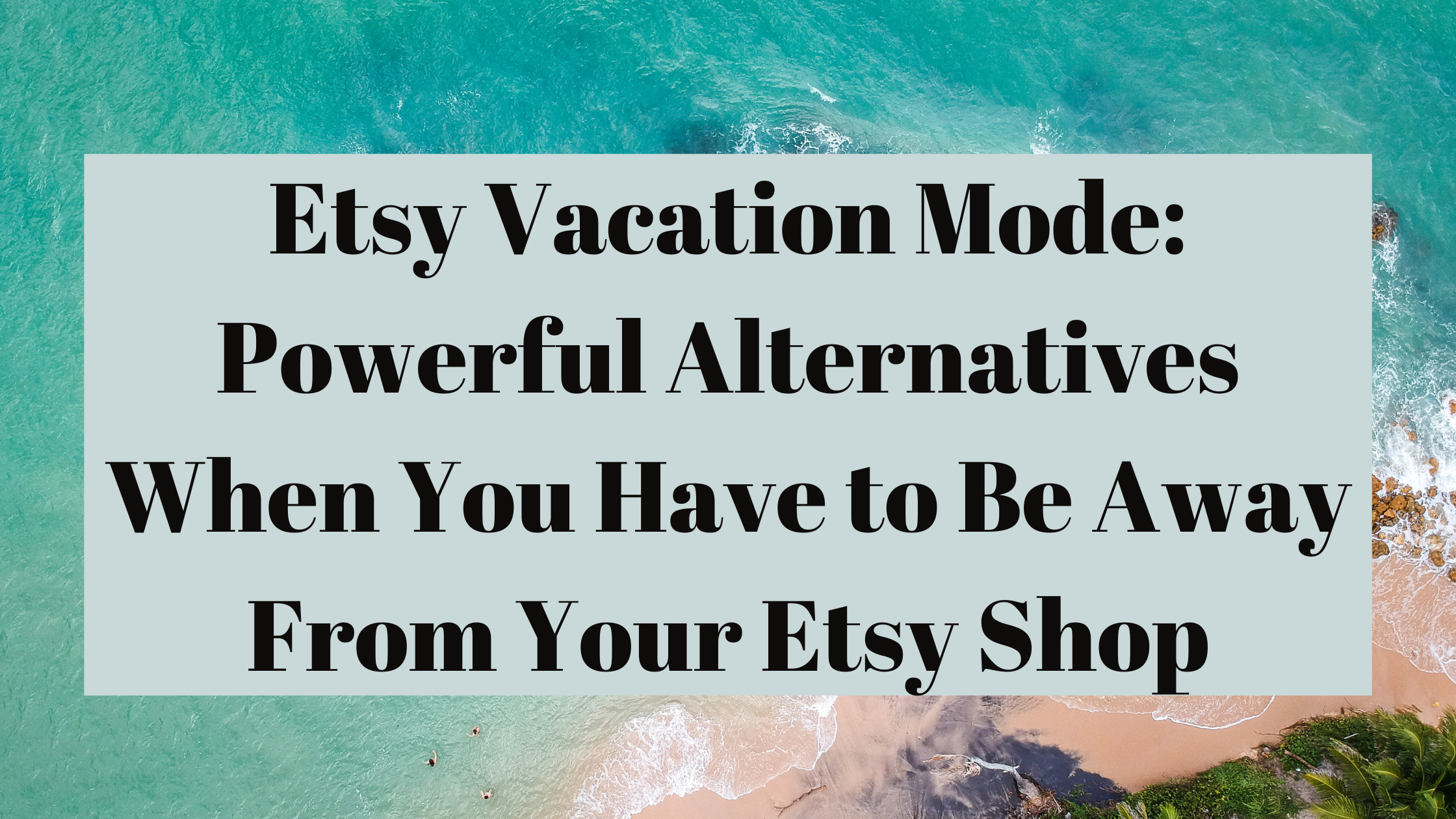 etsy vacation mode