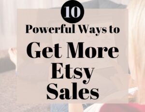 get more etsy sales