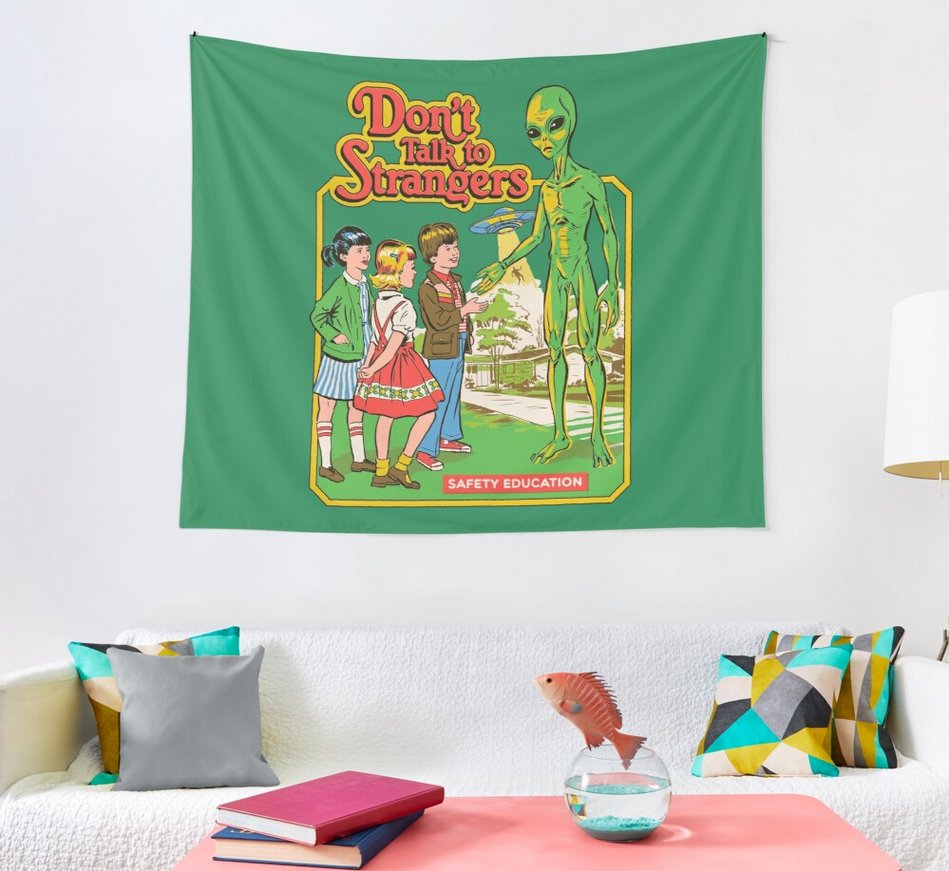 redbubble tapestry designs