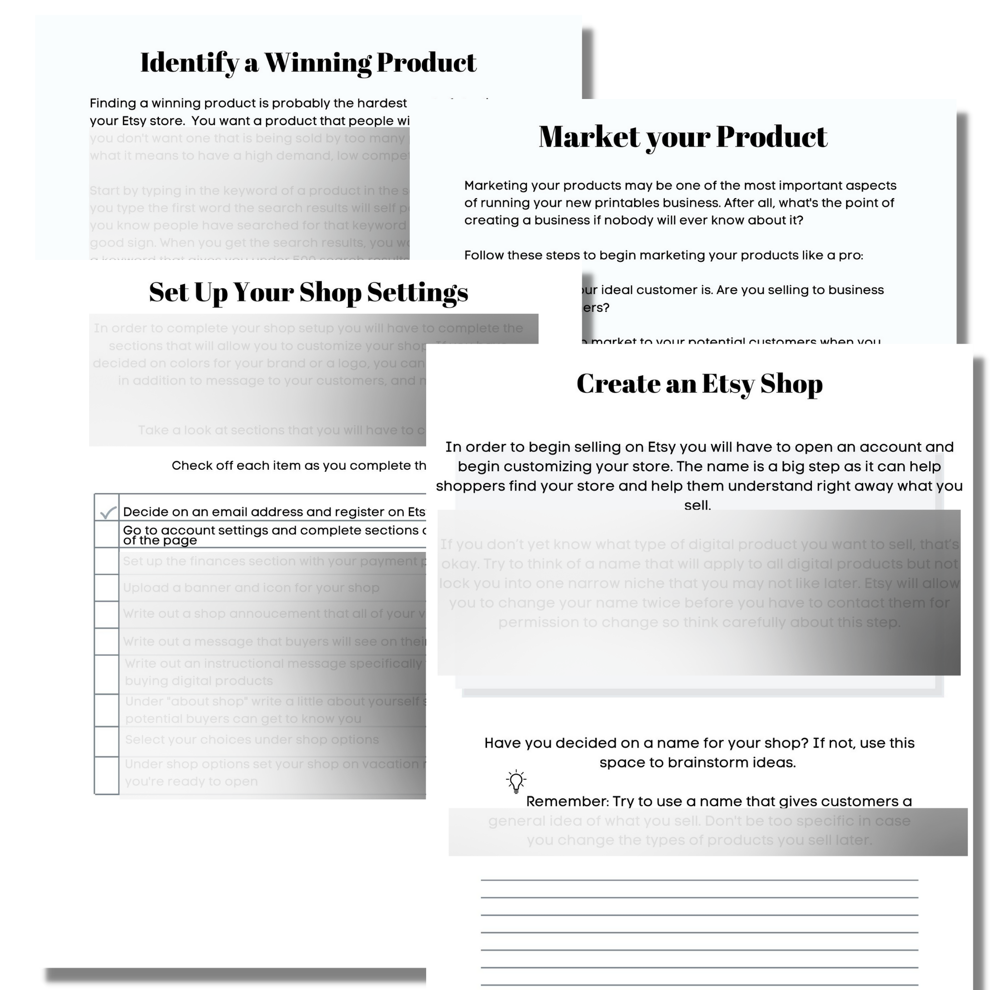 etsy workbook