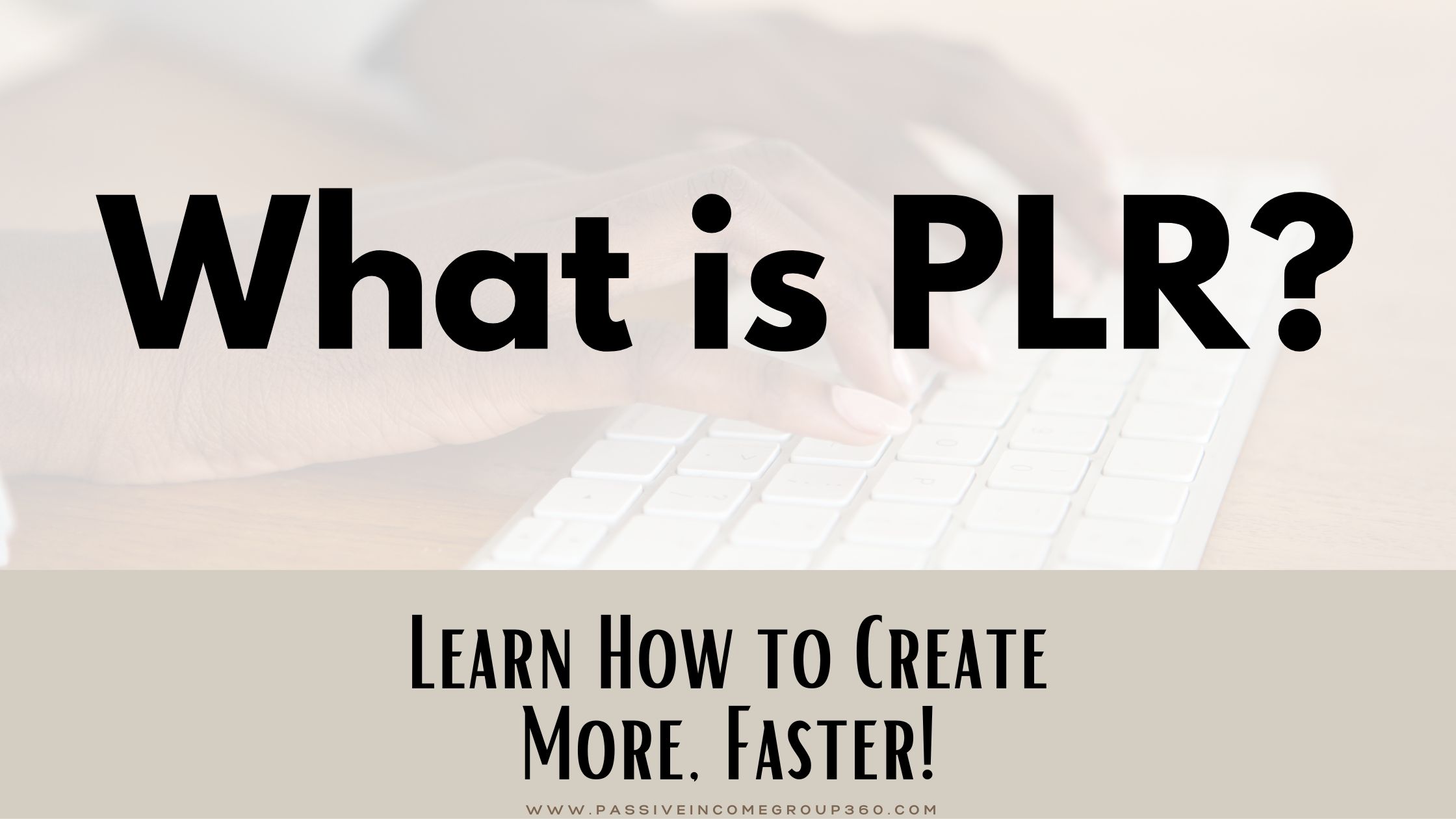 what is plr