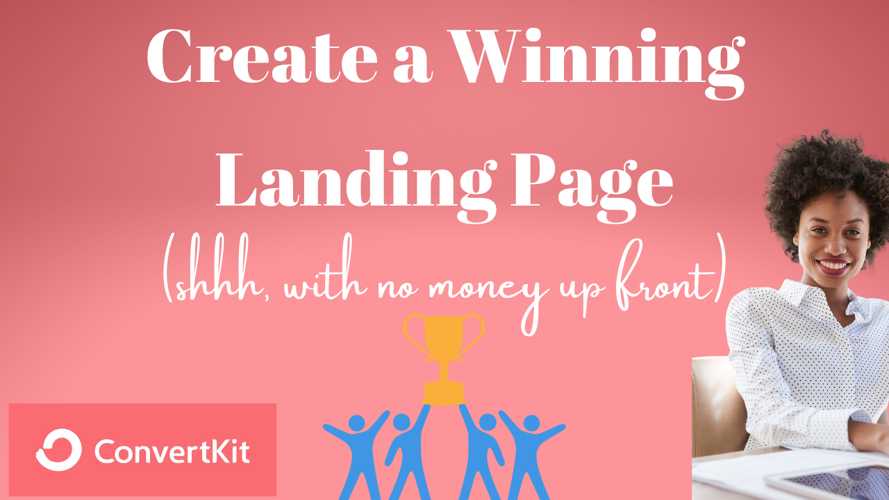 create a landing page