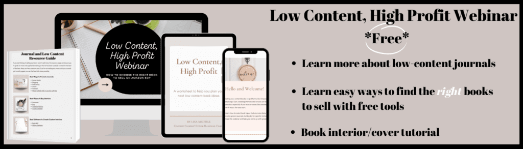 low content webinar